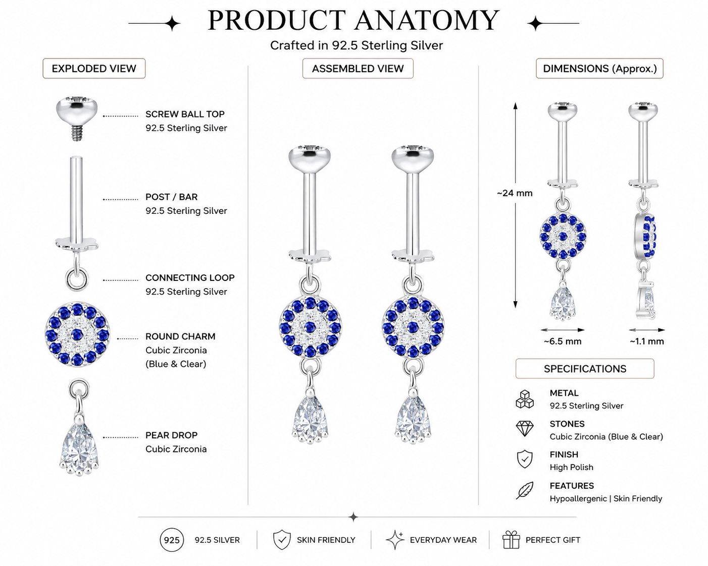 MINI EVIL EYE HANGING - Image 2